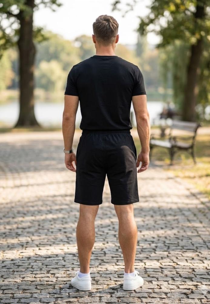 Pantaloni Scurți Bărbați,culoare Negru, Engros